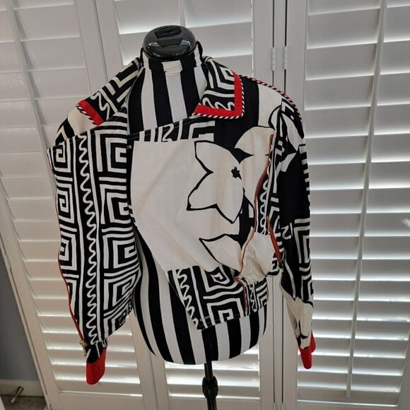 Super Cool Retro Dina Bar El Jacket for HI Tech - Vintage 90's - RARE! - Picture 8 of 12